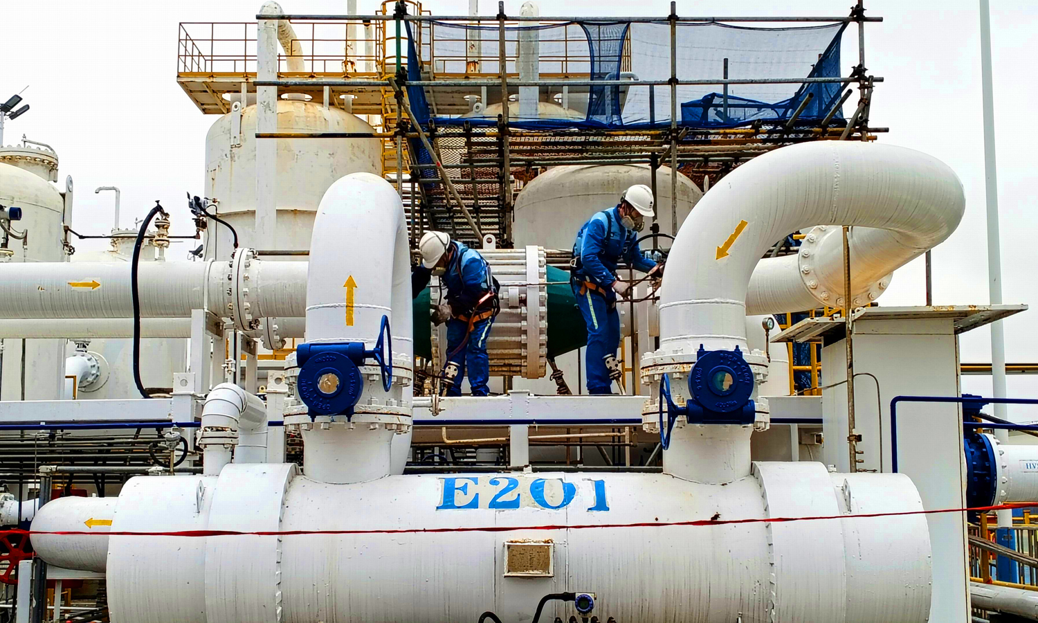 检修完成后，装置随码头作业同步恢复运行，系统回收流量已接近设计最大处理能力，各项关键指标均表现正常。